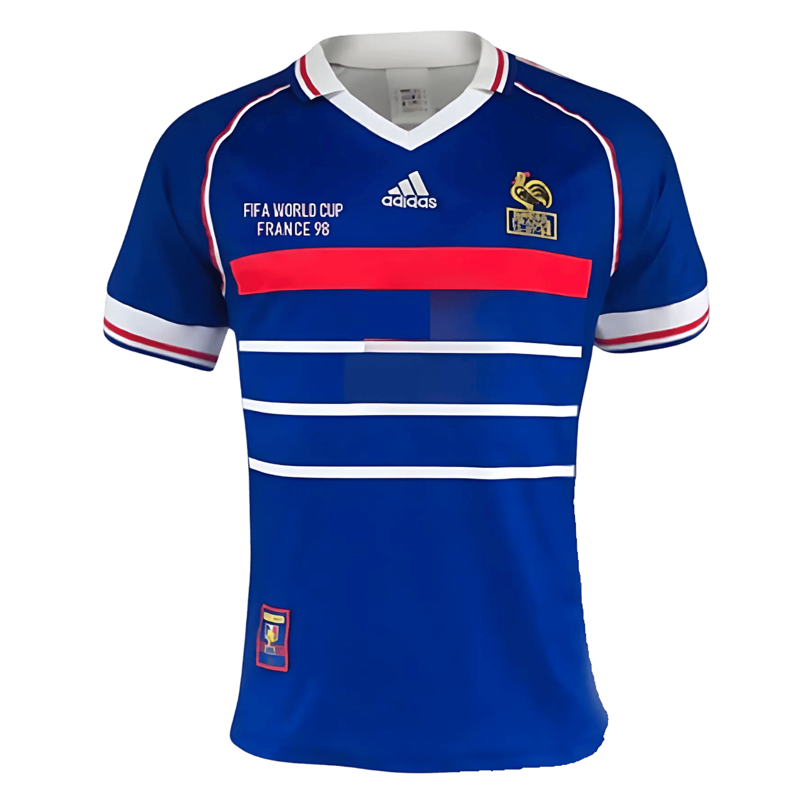 189.png 1998 France Home Retro Jersey - Image 1