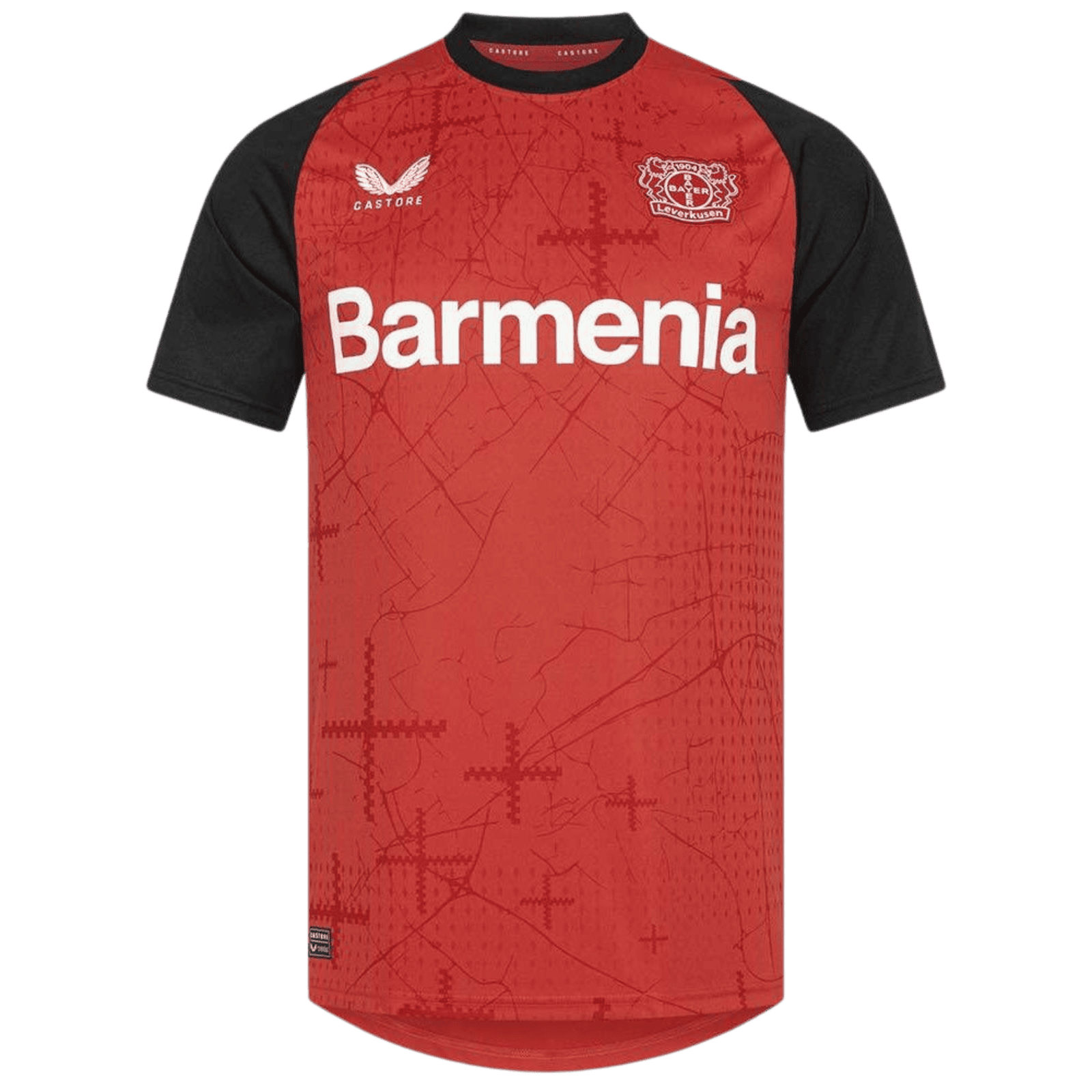 21-1.png 24/25 Bayer Leverkusen 04 Home Jersey - Image 1