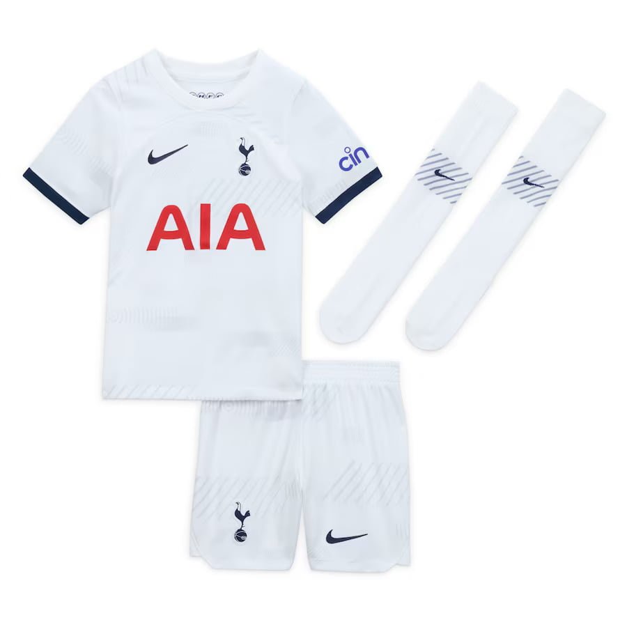 2324-Kids-Tottenham-Home-Kit.jpg 23/24 Kids Tottenham Hotspur Home Kit - Image 1