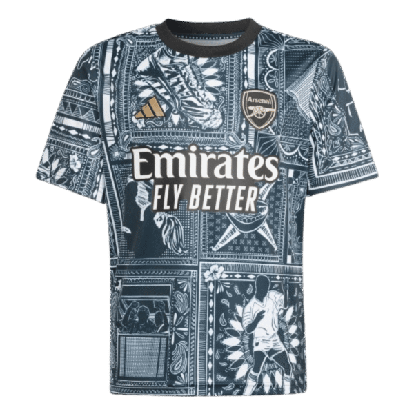 23/24 Arsenal Black Edition Pre-Match Jersey