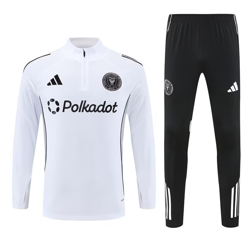 66a3cdcb-3.jpg 25-26 Inter Miami White Training Kits Long Football Tracksuits - Image 1