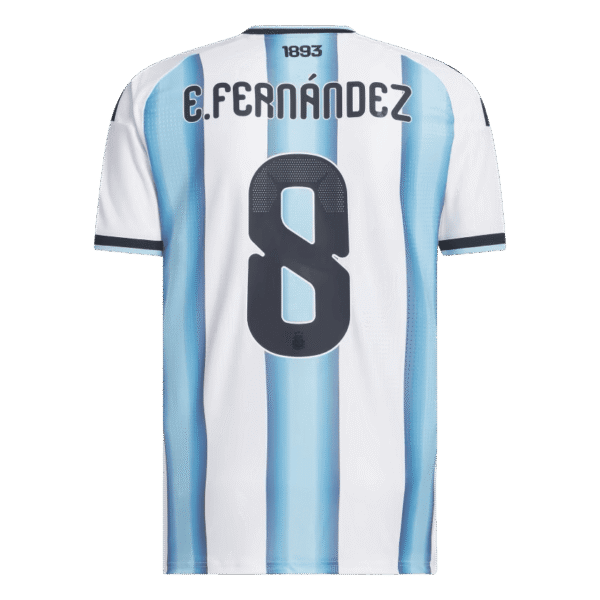 Enzo Fernandes 2026 Argentina Home Jersey