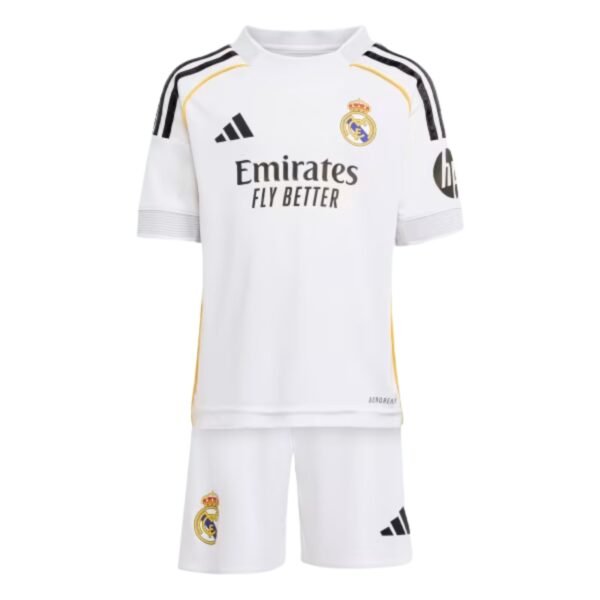 25/26 Kids Real Madrid Home Kit