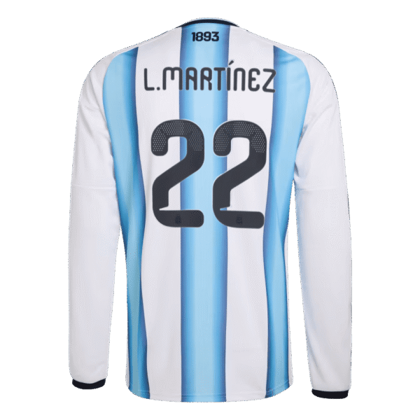 Lautaro Martinez 2026 Argentina Long Sleeve Home Jersey
