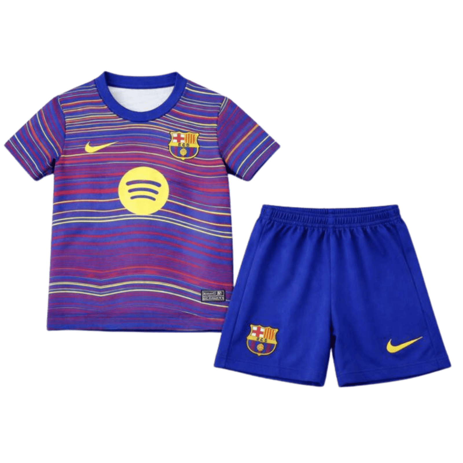kids-barcelona-pre-match.png 25/26 Kids Barcelona Pre-Match Kit - Image 1