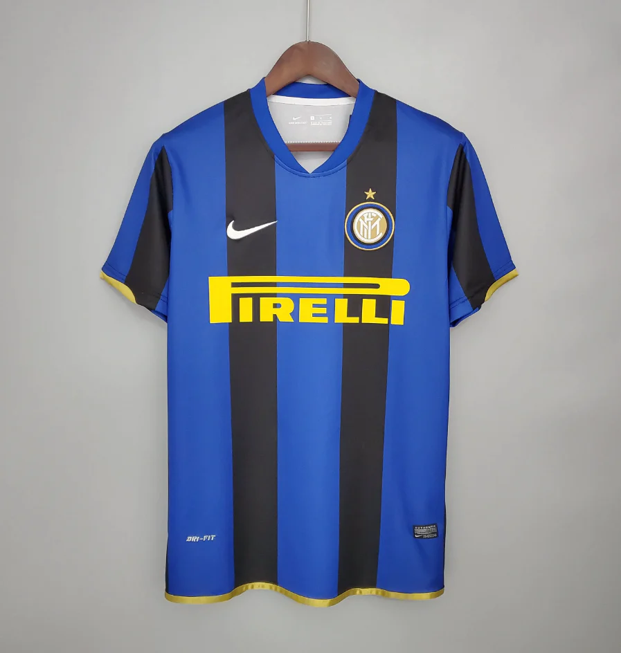 国际米兰-2008-2009-主场球衣-1.png Inter Milan 2008 - 2009 home shirt - Image 1
