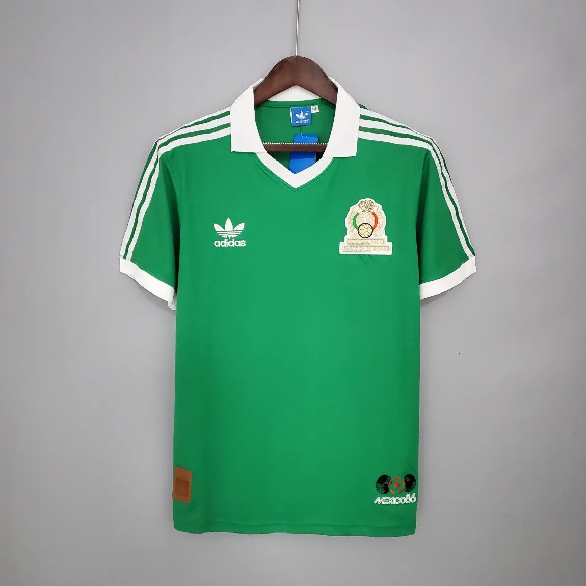 墨西哥-1986-主场球衣-6.jpg Mexico 1986 home jersey - Image 1