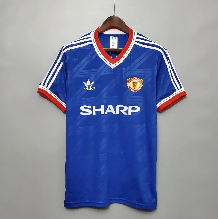 曼联-1986-1987-第三球衣_.png Manchester United 1986-1987 third shirt - Image 1