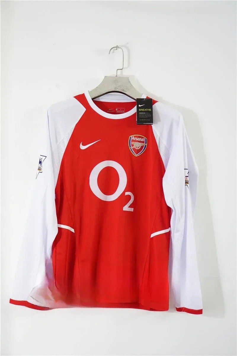 阿森纳-2002-2004-主场长袖球衣-1.jpg Arsenal 2002-2004 home long-sleeved shirt - Image 1