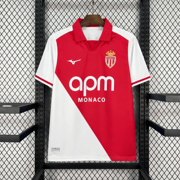 26/27 AS Monaco Home Shirt Soccer Jersey