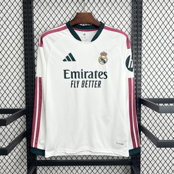 26/27 Real Madrid Home Shirt Long Sleeve Football Jersey