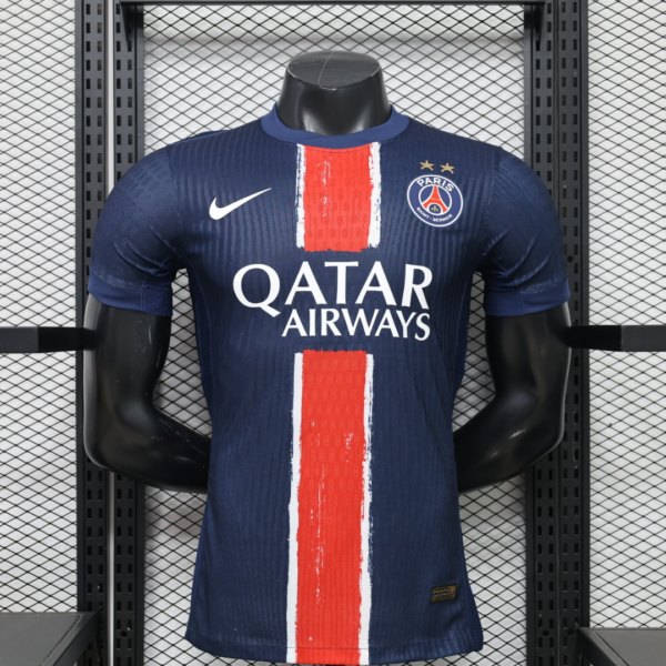 24/25 two star Player Version Paris Home Jersey size S-2XL