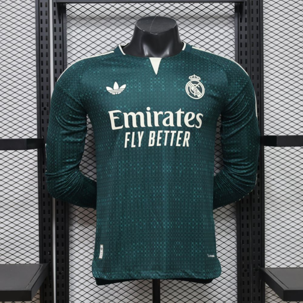 26/27 Real Madrid Away Shirt Long Sleeve Player Version Jersey