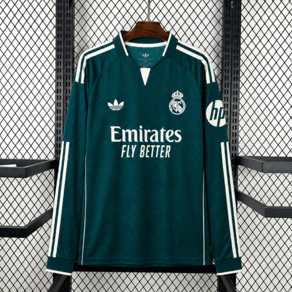 26/27 Real Madrid Away Shirt Long Sleeve Soccer Jersey