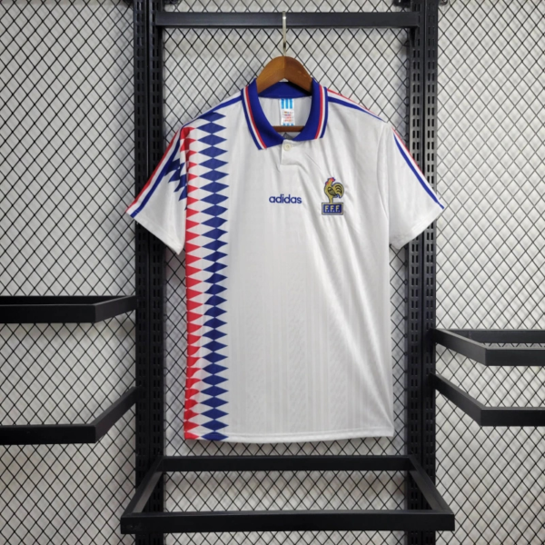 1994 France Away Retro Jersey Vintage Shirt
