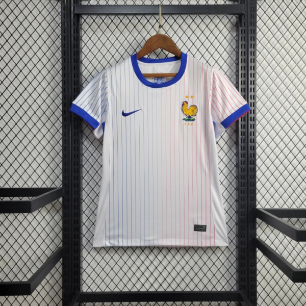 2024 France Away Woman Shirt Jersey