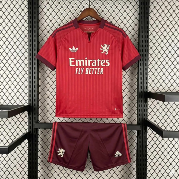 26/27 Lyon Away Kids Kit Football Uniform