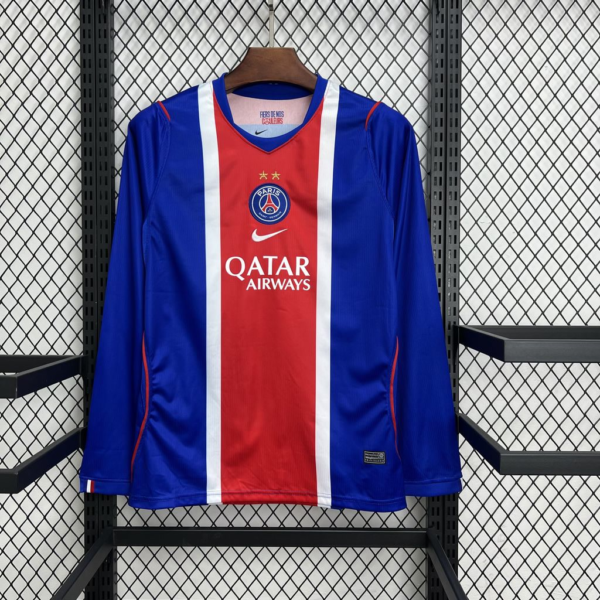 26/27 PSG Home Shirt Long Sleeve Soccer Jersey