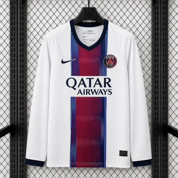 26/27 PSG Away Shirt Long Sleeve Football Jersey